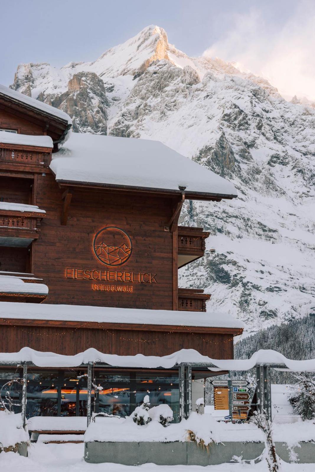 Hotel Fiescherblick Grindelwald Bagian luar foto