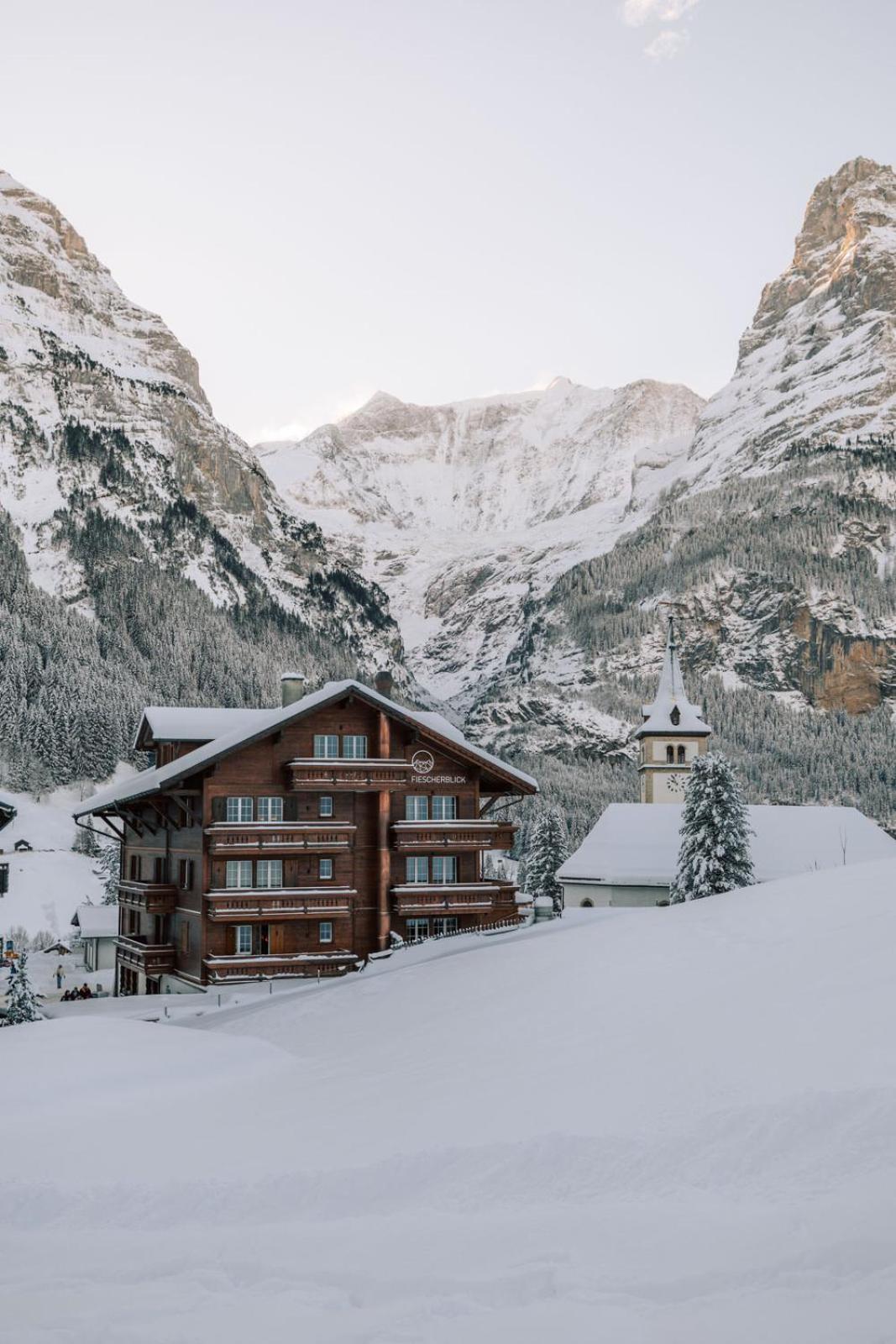 Hotel Fiescherblick Grindelwald Bagian luar foto