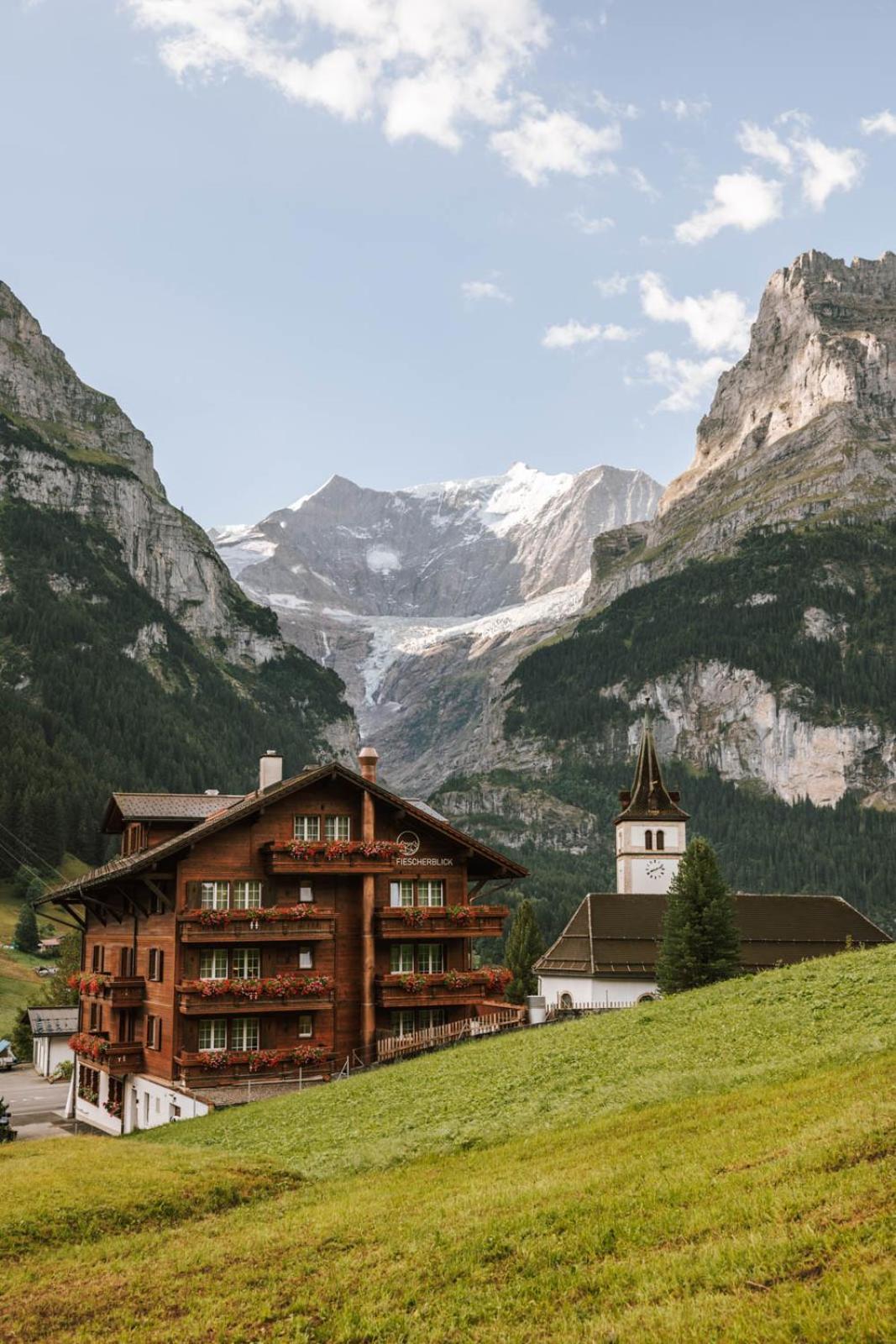 Hotel Fiescherblick Grindelwald Bagian luar foto